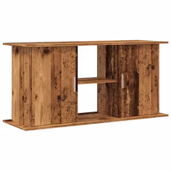 vidaXL Aquarium Stand Fish Tank Stand Aquarium Cabinet Old Wood Engineered Wood - old wood, 121 x 41 x 58 cm