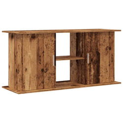 vidaXL Aquarium Stand Fish Tank Stand Aquarium Cabinet Old Wood Engineered Wood - old wood, 121 x 41 x 58 cm