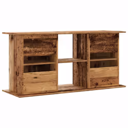 vidaXL Aquarium Stand Fish Tank Stand Aquarium Cabinet Old Wood Engineered Wood - old wood, 121 x 41 x 58 cm - Additional view 5