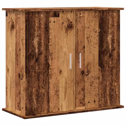 vidaXL Aquarium Stand Artisan Oak 81x36x73 cm Engineered Wood - old wood, 81 x 36 x 73 cm