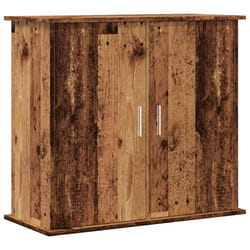 vidaXL Aquarium Stand Artisan Oak 81x36x73 cm Engineered Wood - old wood, 81 x 36 x 73 cm