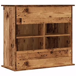 vidaXL Aquarium Stand Artisan Oak 81x36x73 cm Engineered Wood - old wood, 81 x 36 x 73 cm - Additional view 5