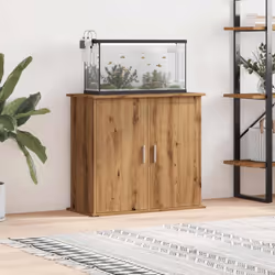 vidaXL Aquarium Stand Artisan Oak 81x36x73 cm Engineered Wood - artisan oak, 81 x 36 x 73 cm