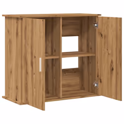 vidaXL Aquarium Stand Artisan Oak 81x36x73 cm Engineered Wood - artisan oak, 81 x 36 x 73 cm - Additional view 6