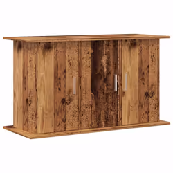 vidaXL Aquarium Stand Artisan Oak 81x36x73 cm Engineered Wood - old wood, 101 x 41 x 58 cm
