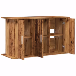 vidaXL Aquarium Stand Artisan Oak 81x36x73 cm Engineered Wood - old wood, 101 x 41 x 58 cm - Additional view 6