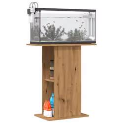 vidaXL Aquarium Stand Fish Tank Stand Aquarium Cabinet Old Wood Engineered Wood - artisan oak, 36 x 60.5 x 72.5 cm