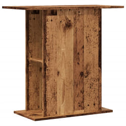 vidaXL Aquarium Stand Fish Tank Stand Aquarium Cabinet Old Wood Engineered Wood - old wood, 36 x 75 x 72.5 cm