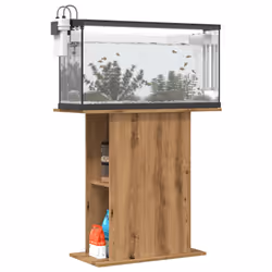 vidaXL Aquarium Stand Fish Tank Stand Aquarium Cabinet Old Wood Engineered Wood - artisan oak, 36 x 75 x 72.5 cm