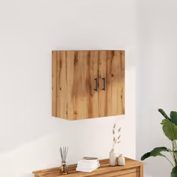 vidaXL Wall Cabinet Artisan Oak 60x31x60 cm Engineered Wood - artisan oak