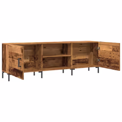 vidaXL TV Cabinet Old Wood 150x30x50 cm Engineered Wood TV stand media cabinet - old wood - Additional view 4