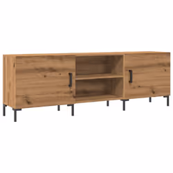 vidaXL TV Cabinet Old Wood 150x30x50 cm Engineered Wood TV stand media cabinet - artisan oak