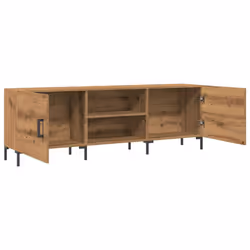 vidaXL TV Cabinet Old Wood 150x30x50 cm Engineered Wood TV stand media cabinet - artisan oak - Additional view 4