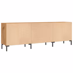 vidaXL TV Cabinet Old Wood 150x30x50 cm Engineered Wood TV stand media cabinet - artisan oak - Additional view 6