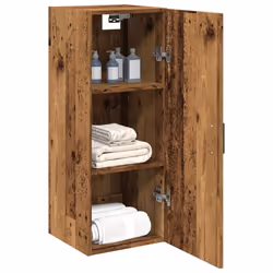 vidaXL Wall Mounted Cabinet Hanging Storage Cabinet Old Wood Engineered Wood - old wood