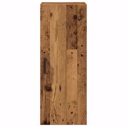 vidaXL Wall Mounted Cabinet Hanging Storage Cabinet Old Wood Engineered Wood - old wood - Additional view 4