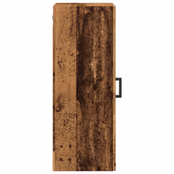 vidaXL Wall Mounted Cabinet Hanging Storage Cabinet Old Wood Engineered Wood - old wood - Additional view 5