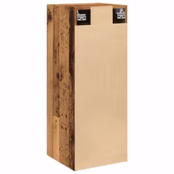 vidaXL Wall Mounted Cabinet Hanging Storage Cabinet Old Wood Engineered Wood - old wood - Additional view 6