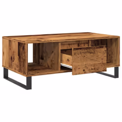 vidaXL Coffee Table Hallway End Table Side Table Engineered Wood - old wood - Additional view 4