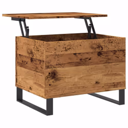 vidaXL Coffee Table Hallway End Table Side Table Old Wood Engineered Wood - old wood - Additional view 4