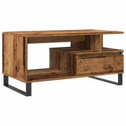 vidaXL Coffee Table Hallway End Table Side Table Artisan Oak Engineered Wood - old wood