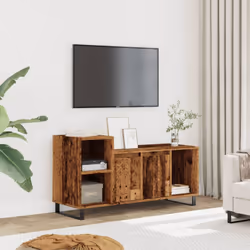 vidaXL TV Cabinet TV Stand Media Hifi Cabinet TV Unit Old Wood Engineered Wood
