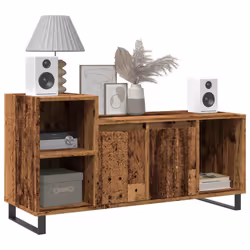 vidaXL TV Cabinet TV Stand Media Hifi Cabinet TV Unit Old Wood Engineered Wood