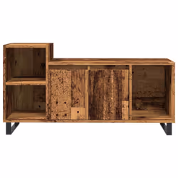 vidaXL TV Cabinet TV Stand Media Hifi Cabinet TV Unit Old Wood Engineered Wood