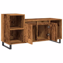 vidaXL TV Cabinet TV Stand Media Hifi Cabinet TV Unit Old Wood Engineered Wood - Additional view 4