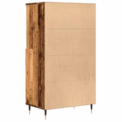 vidaXL Highboard Sideboard Side Cabinet Cupboard Artisian Oak Engineered Wood - old wood - Additional view 6