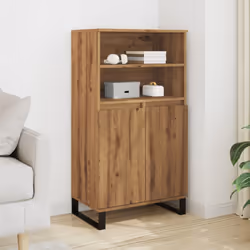 vidaXL Highboard Sideboard Side Cabinet Cupboard Artisan Oak Engineered Wood