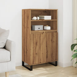 vidaXL Highboard Sideboard Side Cabinet Cupboard Artisan Oak Engineered Wood