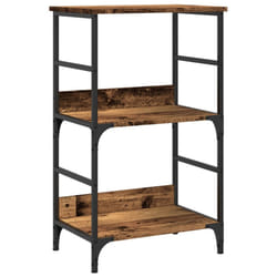 vidaXL Book Cabinet Bookcase Storage Shelf Bookshelf Old Wood Engineered Wood