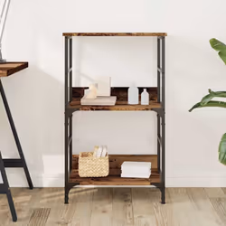 vidaXL Book Cabinet Bookcase Storage Shelf Bookshelf Old Wood Engineered Wood