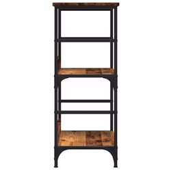 vidaXL Book Cabinet Bookcase Storage Shelf Bookshelf Old Wood Engineered Wood - Additional view 4
