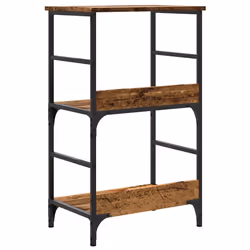 vidaXL Book Cabinet Bookcase Storage Shelf Bookshelf Old Wood Engineered Wood - Additional view 5
