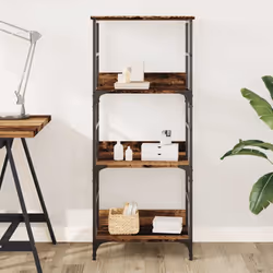 vidaXL Book Cabinet Bookcase Storage Shelf Bookshelf Old Wood Engineered Wood