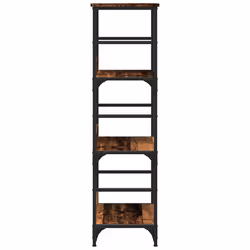vidaXL Book Cabinet Bookcase Storage Shelf Bookshelf Old Wood Engineered Wood - Additional view 4