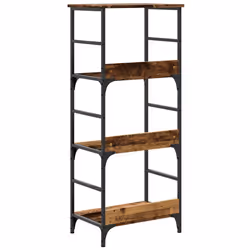 vidaXL Book Cabinet Bookcase Storage Shelf Bookshelf Old Wood Engineered Wood - Additional view 5