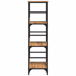 vidaXL Book Cabinet Bookcase Storage Bookshelf Artisan Oak Engineered Wood - Additional view 4