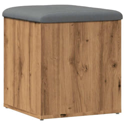 vidaXL Storage Bench Entryway Shoe Bench Hallway Shoe Rack Engineered Wood - artisan oak, 42 x 42 x 45 cm