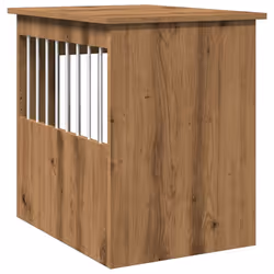 vidaXL Dog Crate Furniture Pet Doghouse Dog Kennel Dog Cage Engineered Wood - artisan oak, 45 x 62 x 59 cm - Additional view 6