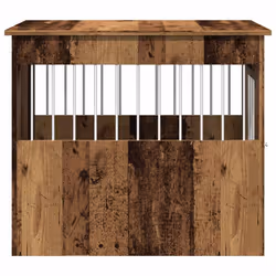 vidaXL Dog Crate Furniture Pet Doghouse Dog Kennel Dog Cage Engineered Wood - old wood, 55 x 80 x 68 cm - Additional view 5