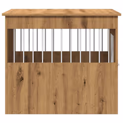 vidaXL Dog Crate Furniture Pet Doghouse Dog Kennel Dog Cage Engineered Wood - artisan oak, 55 x 80 x 68 cm - Additional view 5