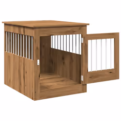 vidaXL Dog Crate Furniture Pet Doghouse Dog Kennel Dog Cage Engineered Wood - artisan oak - Additional view 4