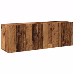 vidaXL TV Cabinets Wall-mounted TV Stand Floating Wall TV Unit 2 pcs Old Wood