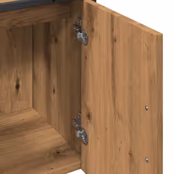 vidaXL Bathroom Sink Cabinet Vanity Unit Storage Cupboard Engineered Wood - artisan oak, 60 x 33 x 60 cm - Additional view 9