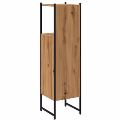 vidaXL Bathroom Cabinet Sink Cupboard Vanity Unit Atrisan Oak Engineered Wood - Additional view 5