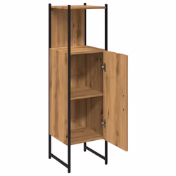 vidaXL Bathroom Cabinet Sink Cupboard Vanity Unit Atrisan Oak Engineered Wood - Additional view 6
