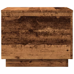vidaXL Coffee Table with LED Lights Hallway End Table Side Tea Sofa Table - old wood, 50 x 50 x 40 cm - Additional view 6